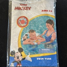 Disney Mickey Mouse Inflatable Swim Tube/Ring/Pool/Water/Float - Ages 3-6 NEW