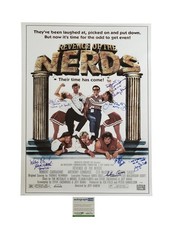 Revenge Of The Nerds Cast Signed Full Sized Movie Poster Exact Photo Proof