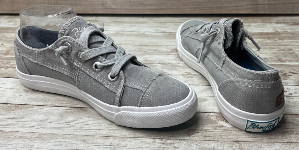 Женские повседневные серые хлопковые кроссовки без шнурков Blowfish Malibu размер 8,5 пляжные - Изображение 3 из 4