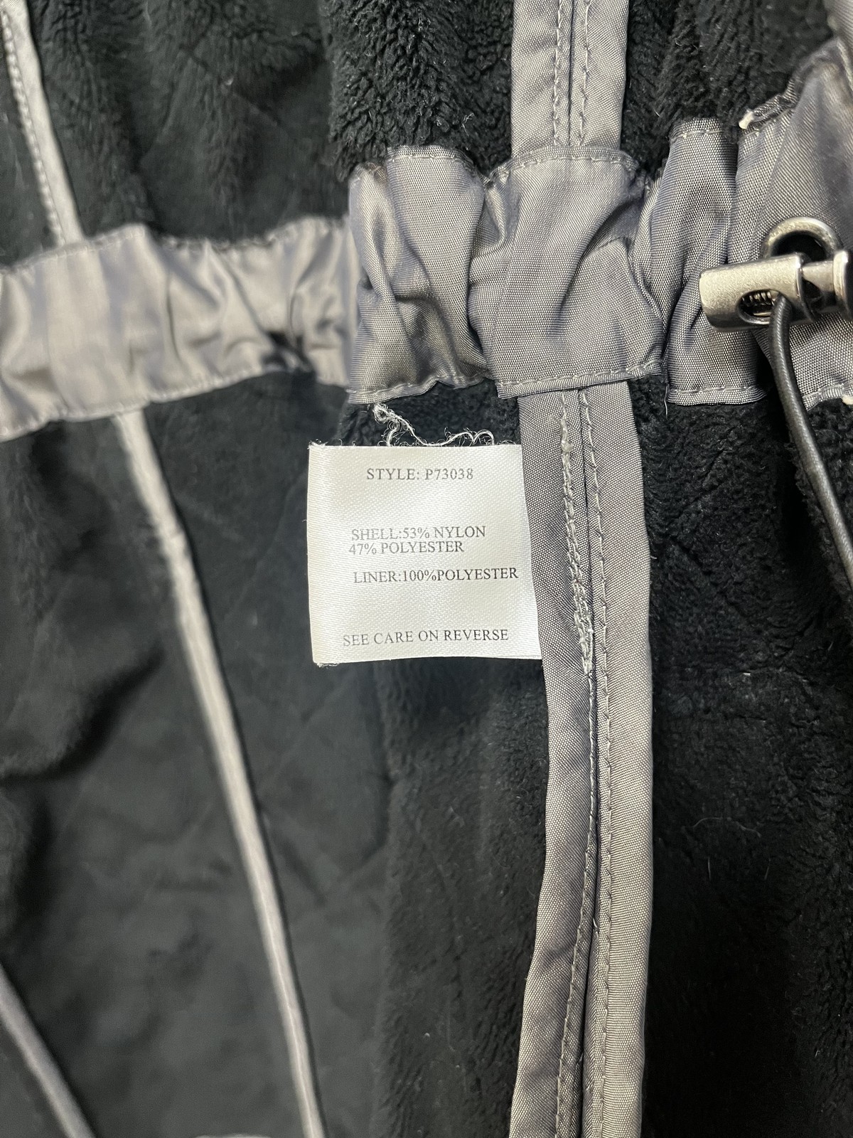 Pendleton Jacket Womens Medium Black Quilted Flee… - image 5