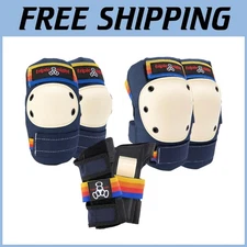 3-Pack Pad Set for Skateboarding & Biking - Protective Gear