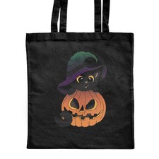 Shopper-Tasche "Spooky Halloween Cat" klassisch schwarz (ZB00023845)