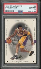 Kobe Bryant 1998 SP Authentic #44 PSA 10 Gem Mint Lakers