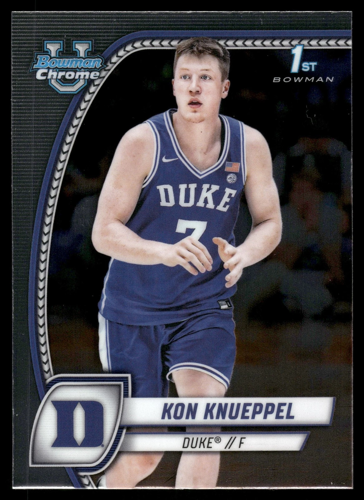 2024-25 Bowman University Chrome #48 Kon Knueppel Duke