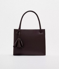 Mini Tote Bag With Flower By Zara