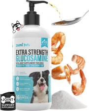 Liquid Glucosamine for Dogs 16oz - Hip and Joint Supplement with...