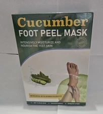 Oukeya Cucumber Foot Peel Mask for dead Skin, Cracked heels