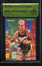 BAS 1995-96 Fleer Craig Ehlo #3 Beckett Auth Sticker Auto ur8