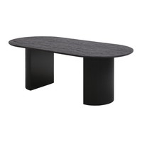 House Nordic Boavista Esstisch KüChentisch Dunkelbraun Mdf 210 X 100 Cm