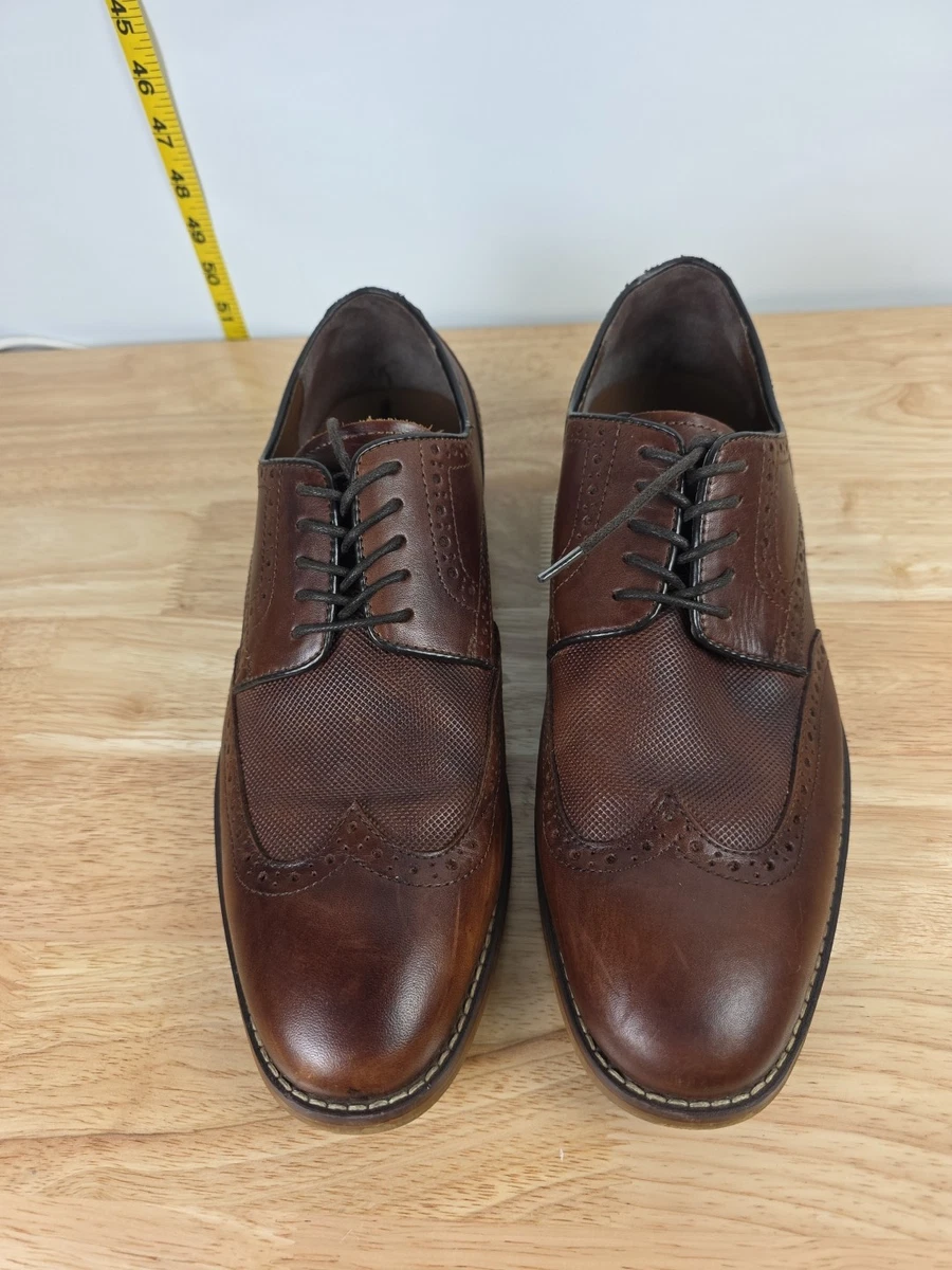 La Milano Brown Wingtip Dress Shoes for Men for sale | eBay display picture 3
