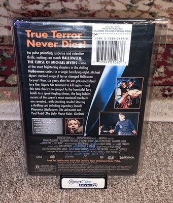 HALLOWEEN: 6 THE CURSE OF MICHAEL MYERS DVD HTF OOP HORROR Brand