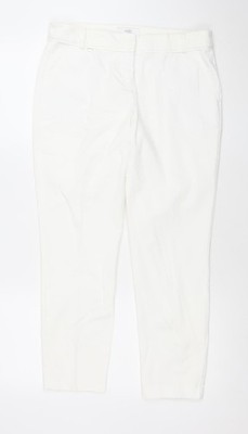 Wallis Damen weiß gerade Stretch Jeans Größe 12 normale Passform