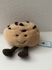 Authentic NWT Jellycat Amuseables Pain Au Raisin dessert Retired Rare ONLY ONE