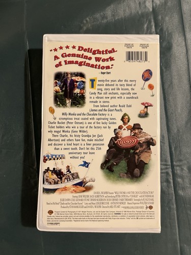 Willy Wonka and the Chocolate Factory VHS 25th Anniversary Collectors Rare Fun - Picture 2 of 4