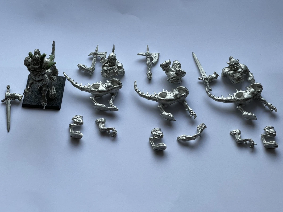 Warhammer Beastmen Tuskgor Chariot – Figs OOP 2003 Citadel Non Peintes