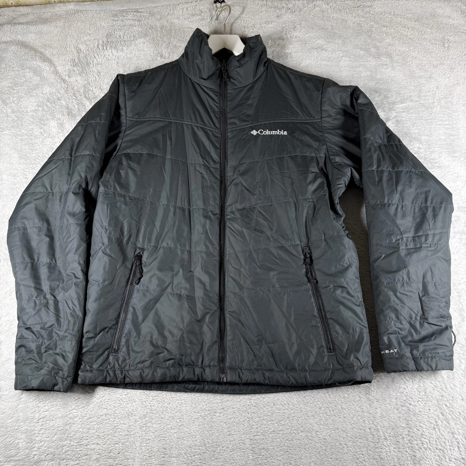 Columbia Jacket Mens Medium Gray Omni Heat Insulated Puffer Coat Outdoor Hiking
Opens in a new windo