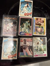 Tommy John Baseball Card Lot