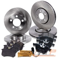 Bremsscheiben + BremsbelÄGe BremsklÖTze Vorne + Hinten FÜR Vw Bora Golf 4 1J