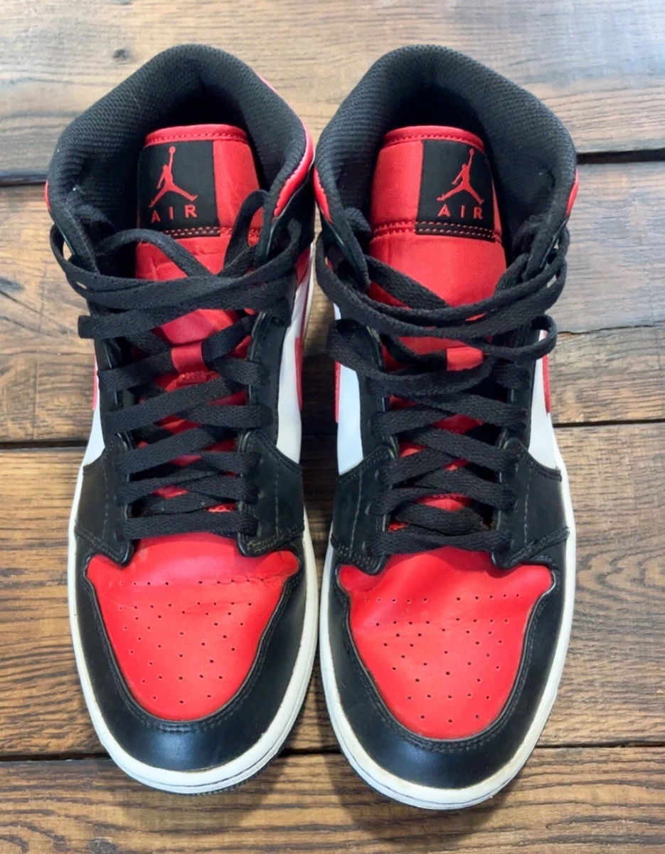 Las mejores ofertas en Jordan 1 Mid Black Red | eBay