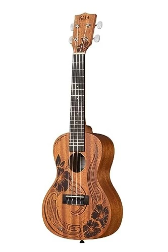 Kala, ukelele de 4 cuerdas, derecho, natural, electrónica de concierto Foto 3 de 4
