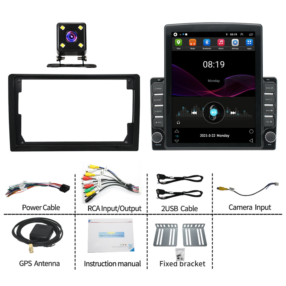  9.7" FOR TOYOTA SEQUOIA 2008-2022 APPLE CARPLAY ANDROID AUTO Car STEREO RADIO