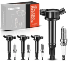 4Pcs Ignition Coil & IRIDIUM Spark Plug Kits for Toyota RAV4 Camry Tundra