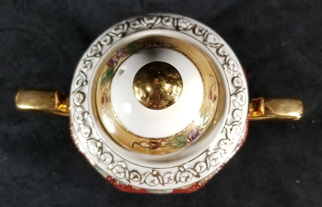 Antique Japan Hand Painted 15 Piece Imperial Nippon Tea Set