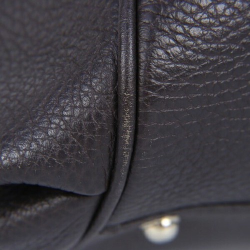 GUCCI Ride 33662 2WAY Bag Dark Brown Leather Shoulder Tote Rare Limited USED - Picture 5 of 9