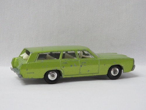 Vintage 1968 Lesney Matchbox #73 Mercury Station Wagon con scatola originale Inghilterra - Foto 4 di 11
