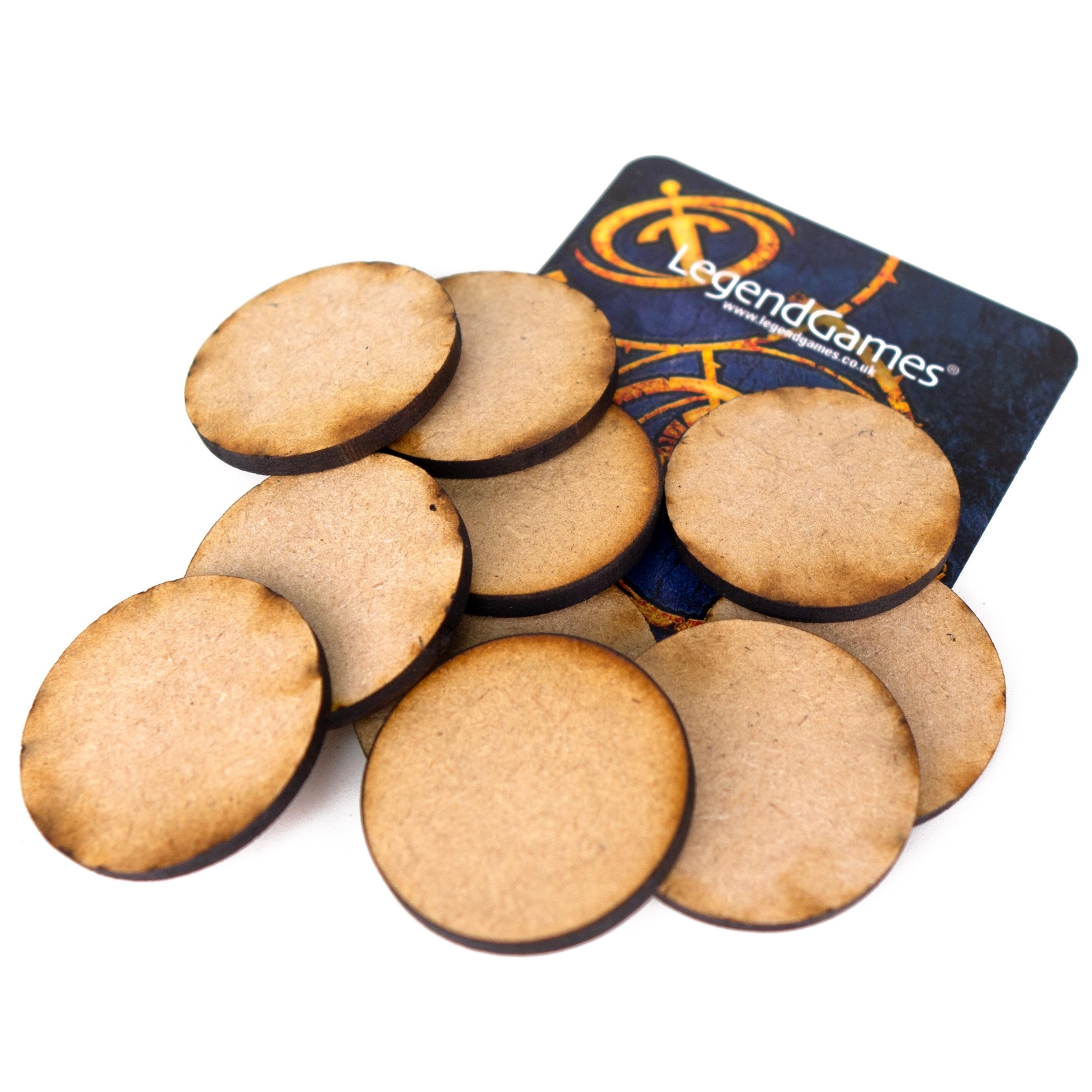 Wargaming Bases -  MDF 32mm Round (x10) - Warhammer and other TTRPG games