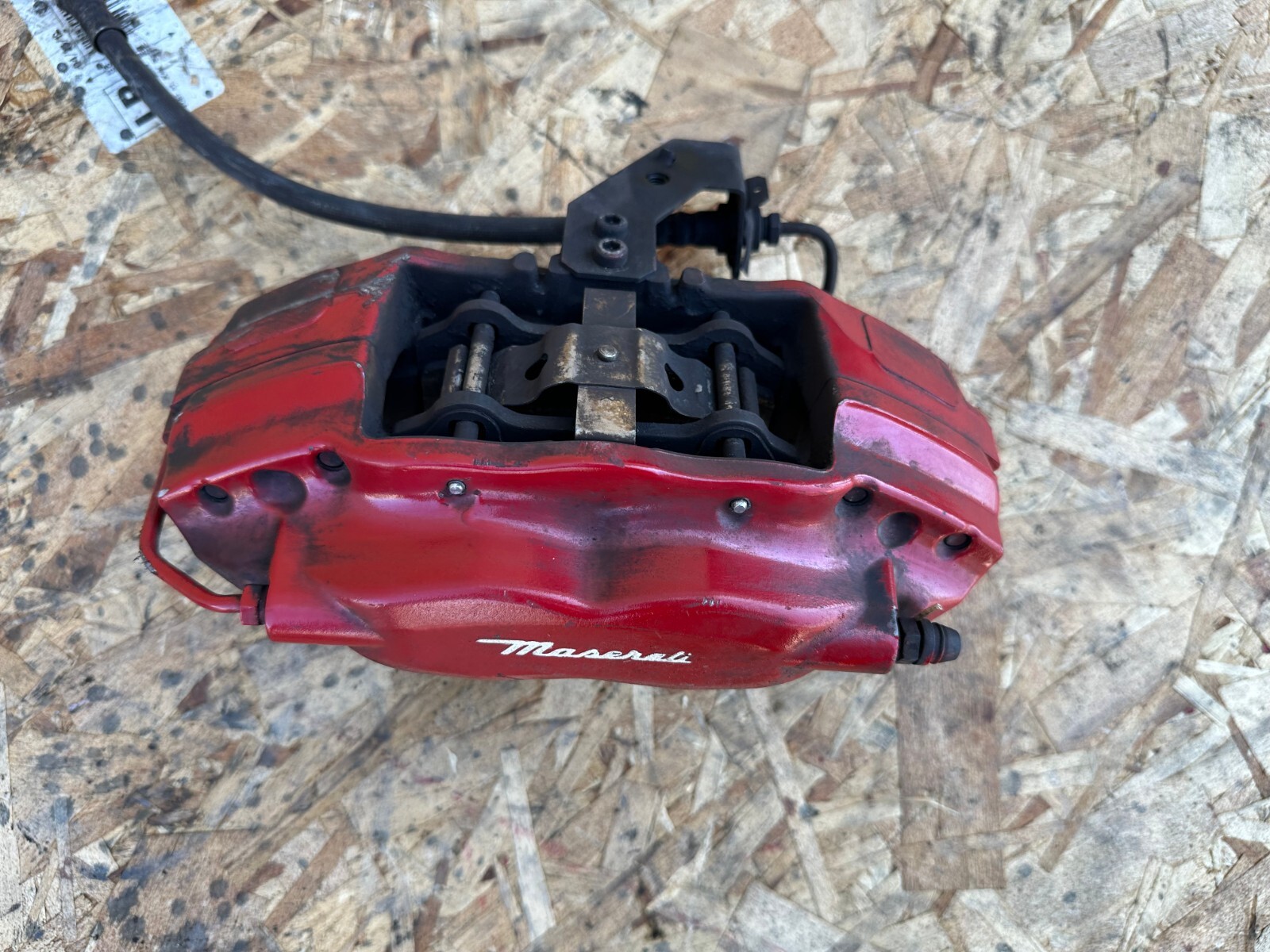 4 POSITION BREMBO REAR LEFT BRAKE CALIPER OEM 74K 14-20 MASERATI GHIBLI S