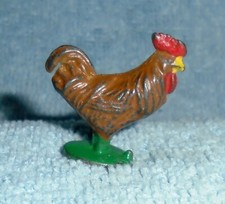 Vintage Lead Johillco John Hill  Co "Cockerel, Brown" EX Cond. Free Ship B