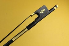 New black Carbon fiber viola bow Siberia black horsehair very nice decoration