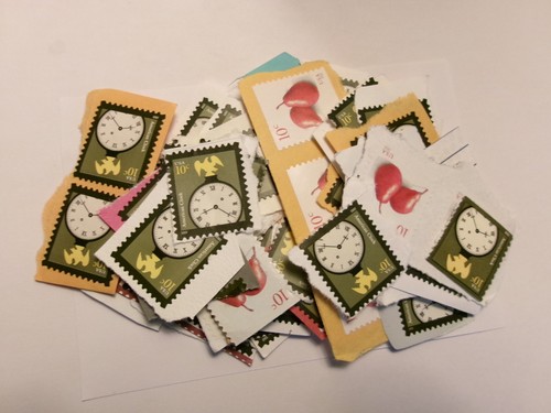 10 CENT STAMPS ON PAPER 8.40 FACE READ DESCRIPTION