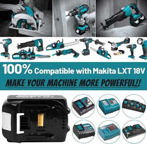 2 Pack For MAKITA 18V LXT LITHIUM ION BL1860 BL1830 BL1850 BL1860B 6.0Ah BATTERY - Picture 7 of 15