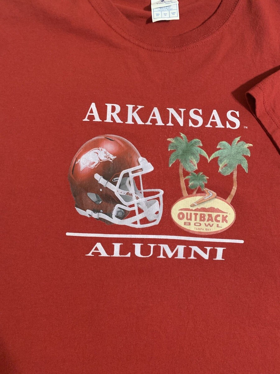 Arkansas Razorbacks Alumni Outback Bowl Tampa Bay Football T-shirt