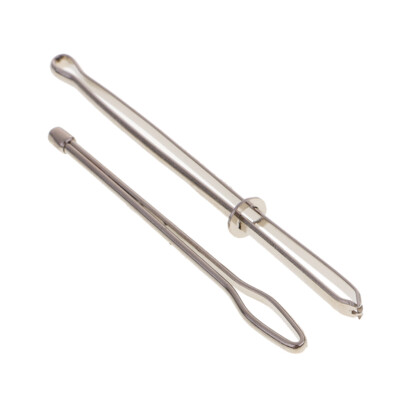 2er-Pack Großäugige stumpfe Nadeln Bodkin Stahl zum Stricken & Handnähen/Verdünnen