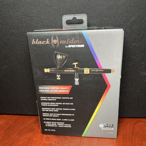 BLACK WIDOW PrecisionControl, GravityFeed, DualAction Airbrush