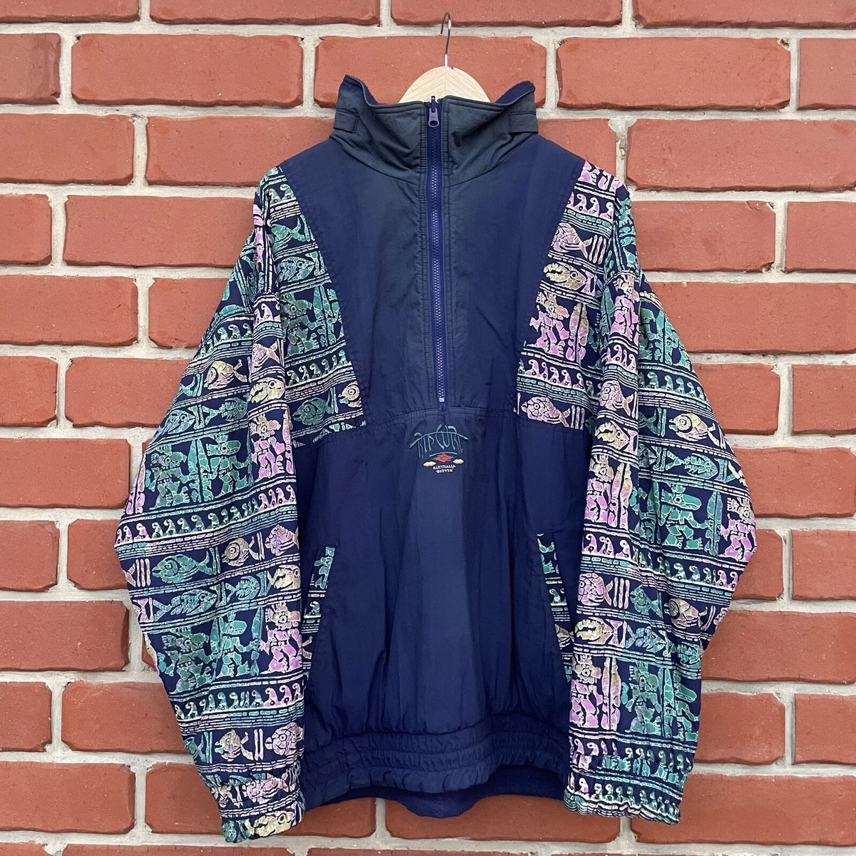 Vintage Rip curl Reversible Jacket RARE 1990s SIZE XL eBay