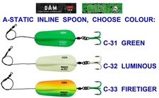 DAM MADCAT LARGE 125g A-STATIC INLINE CATFISH SPOON COARSE FISHING LURES PIKE