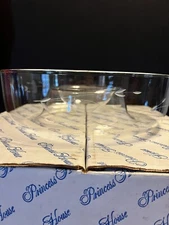 Vintage Princess House Heritage Crystal Chip and Dip Bowl Cocktail Server No 401