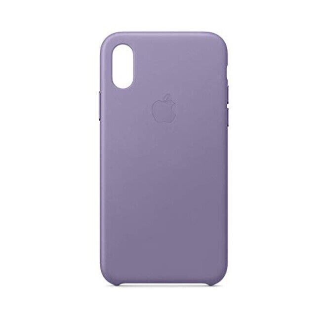 New Genuine Apple Leather Case for iPhone X & XS - Lilac New Genuine Apple Leather Case for iPhone X & XS - Lilac