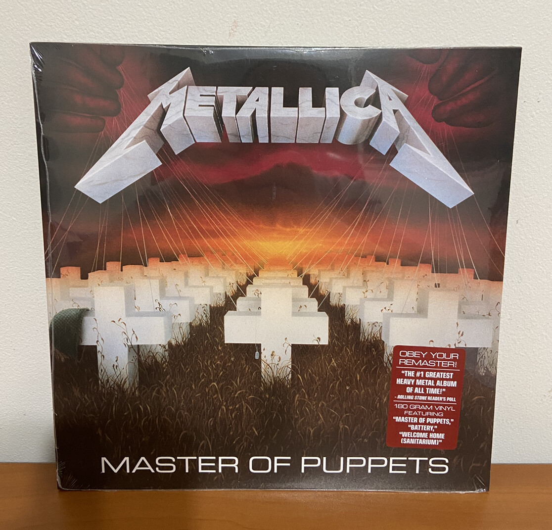 Metallica Master of Puppets Vinyl Record LP Remastered 180