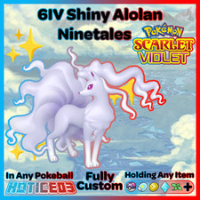 ✨ 6IV Shiny Alolan Ninetales ✨ Pokemon Scarlet & Violet 🚀 Fast 🚀