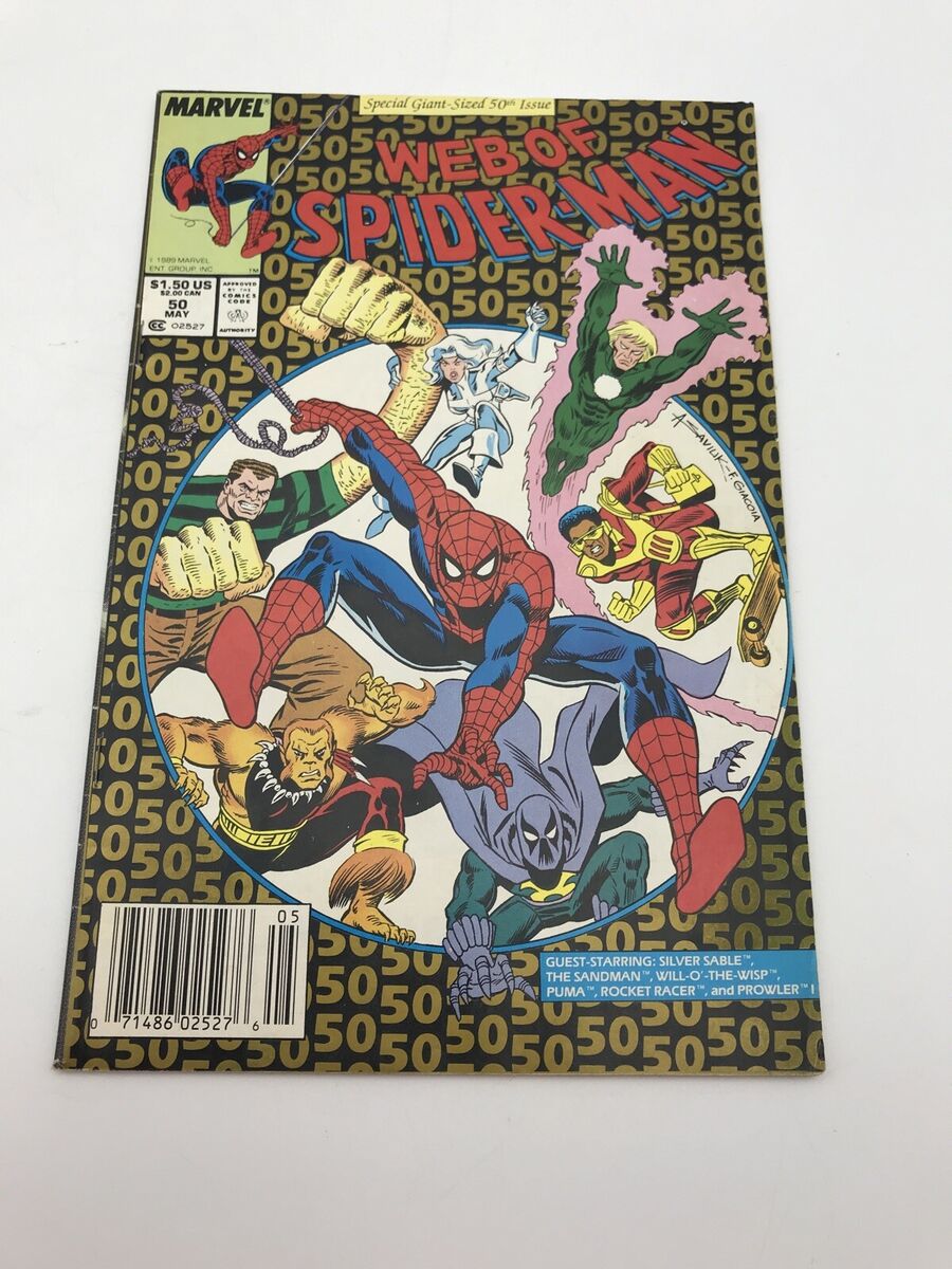 Web of Spider-Man Vol.1 No.50 May 1989 Marvel Comics Special Web of Spider-Man Vol.1 No.50 May 1989 Marvel Comics Special