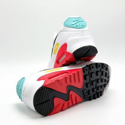 NEW* Women NIKE AIR MAX 90 SPRING MULTI-COLOR (FZ3622 100), SZ 7.0