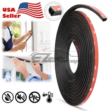 Door Insulation Rubber Weather Strips Draught Excluder Foam Window Noise Seal