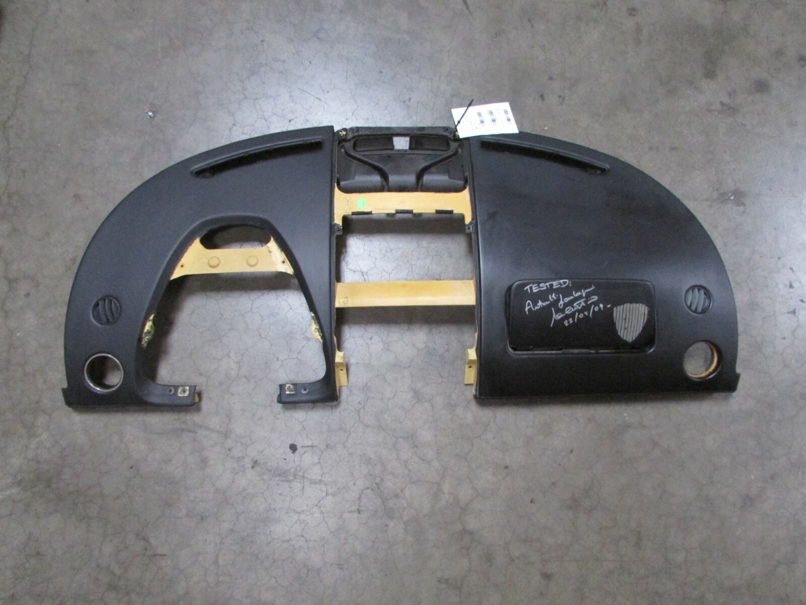 Lamborghini Gallardo, LP560, Dash Panel Assembly, Black, Used, P/N 401857041E