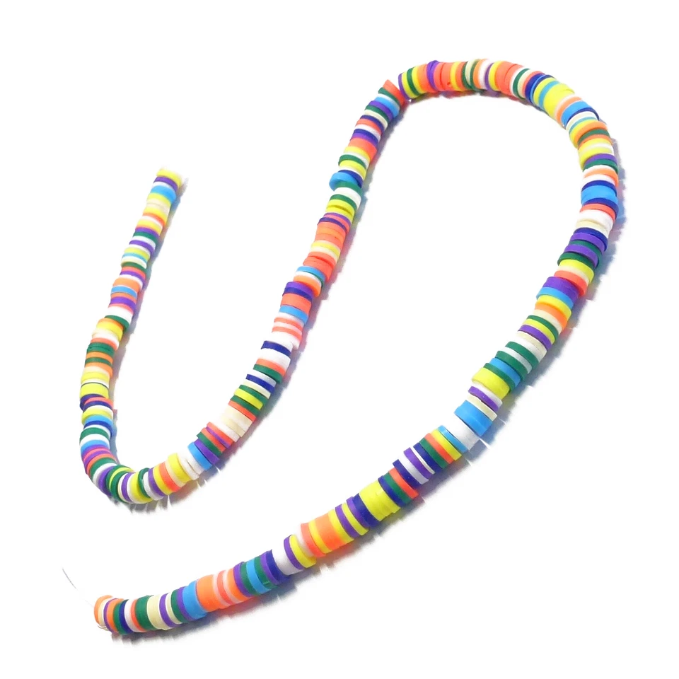 Perlen Polymer Clay ca. 6 mm bunt mix Heishi ca. 400 Spacer nenad-design S89 - Bild 2 von 4