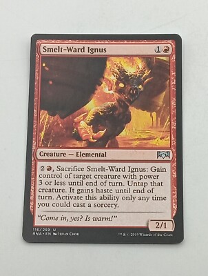 Magic the Gathering Einzelkarte Smelt-Ward Ignus bespielt